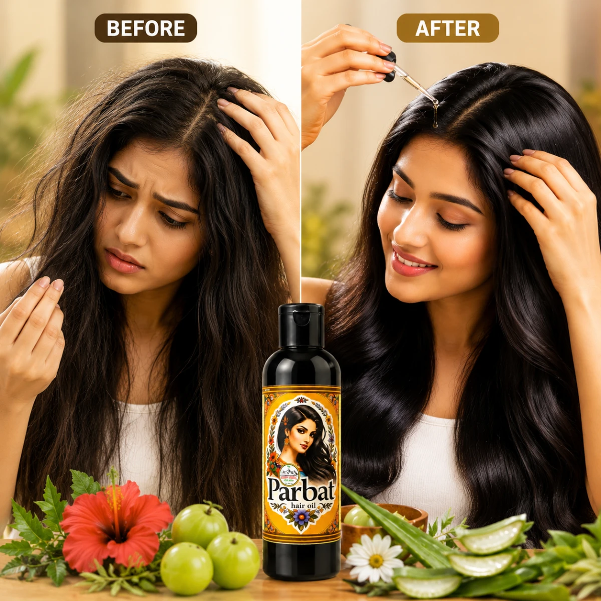 Parbat Hair Oil 52 Herbs Thumbnail 3