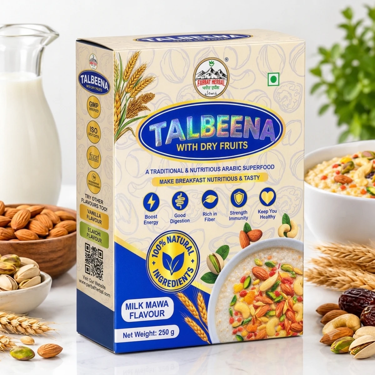 Talbeena With Dry Fruit Milk Mawa 250 gm Thumbnail 3