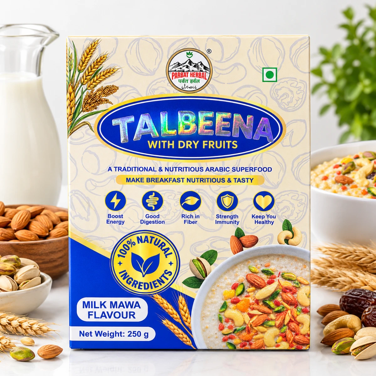 Talbeena With Dry Fruit Milk Mawa 250 gm Thumbnail 4