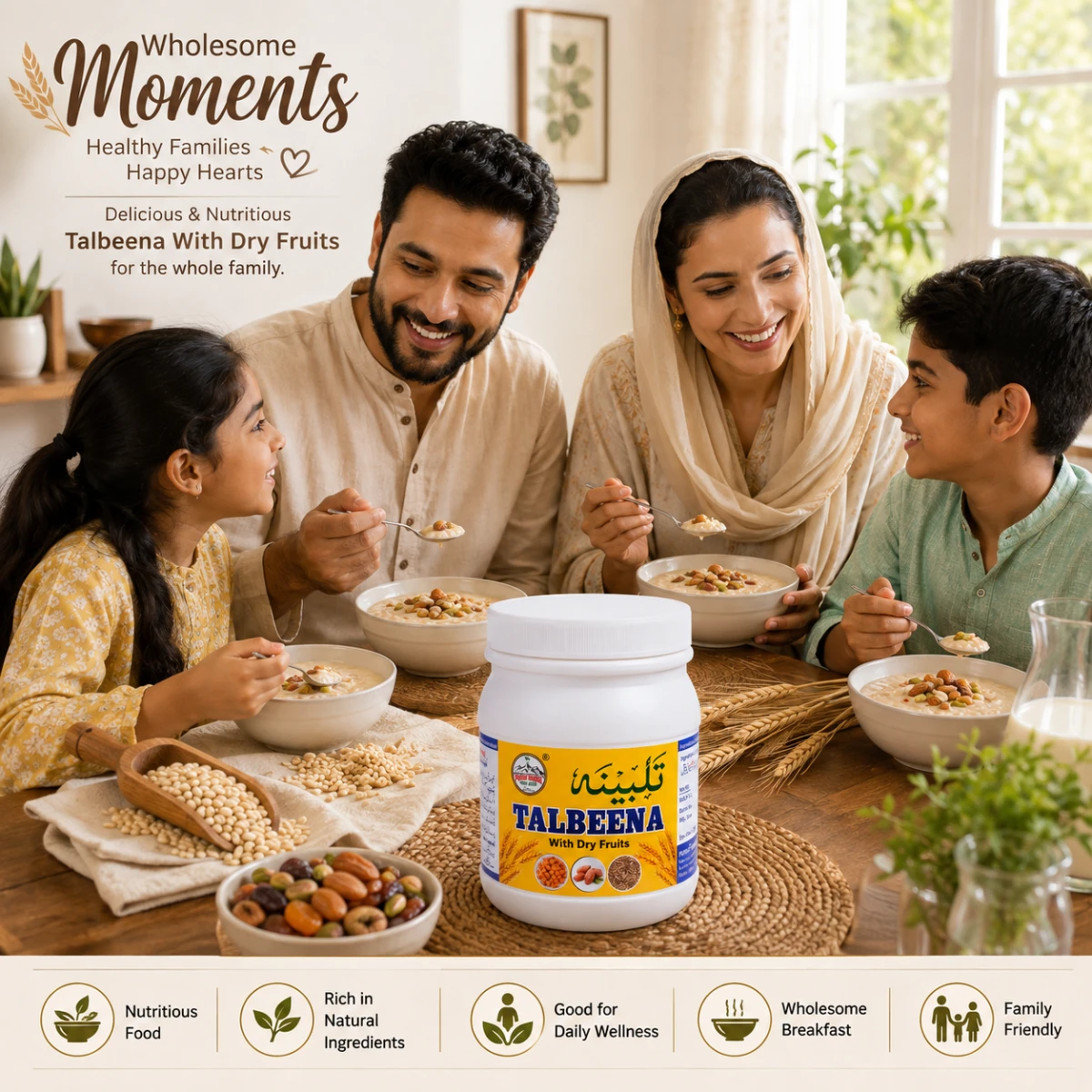 Talbeena Buy 1 Get 1 Free | Talbeena With Dry Fruits – Parbat Herbal Thumbnail 3