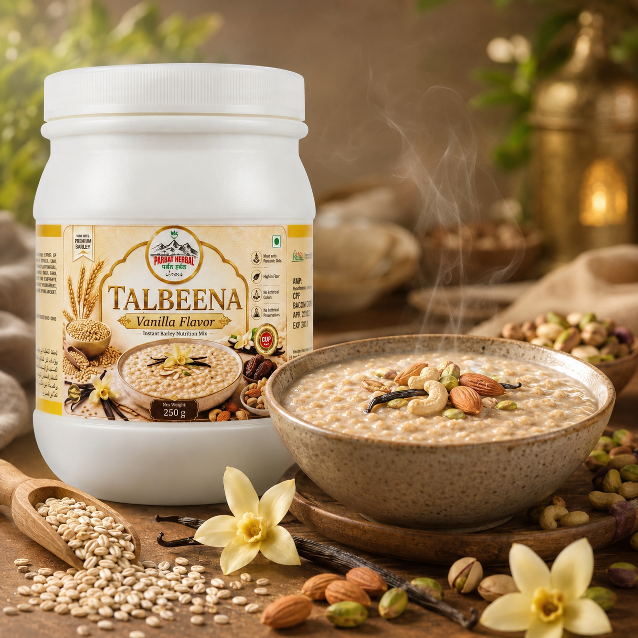 Talbeena Vanilla Flavour 250g Visual Guide 1